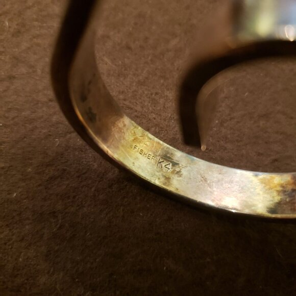 Vtg‎ Arabesque S pattern Silver Plate Trivet Fisher K4 Hallmark - Picture 4 of 7